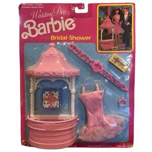 VTG Barbie Wedding Day Bridal Shower Playset 1988 Mattel NRFP Retro Collection